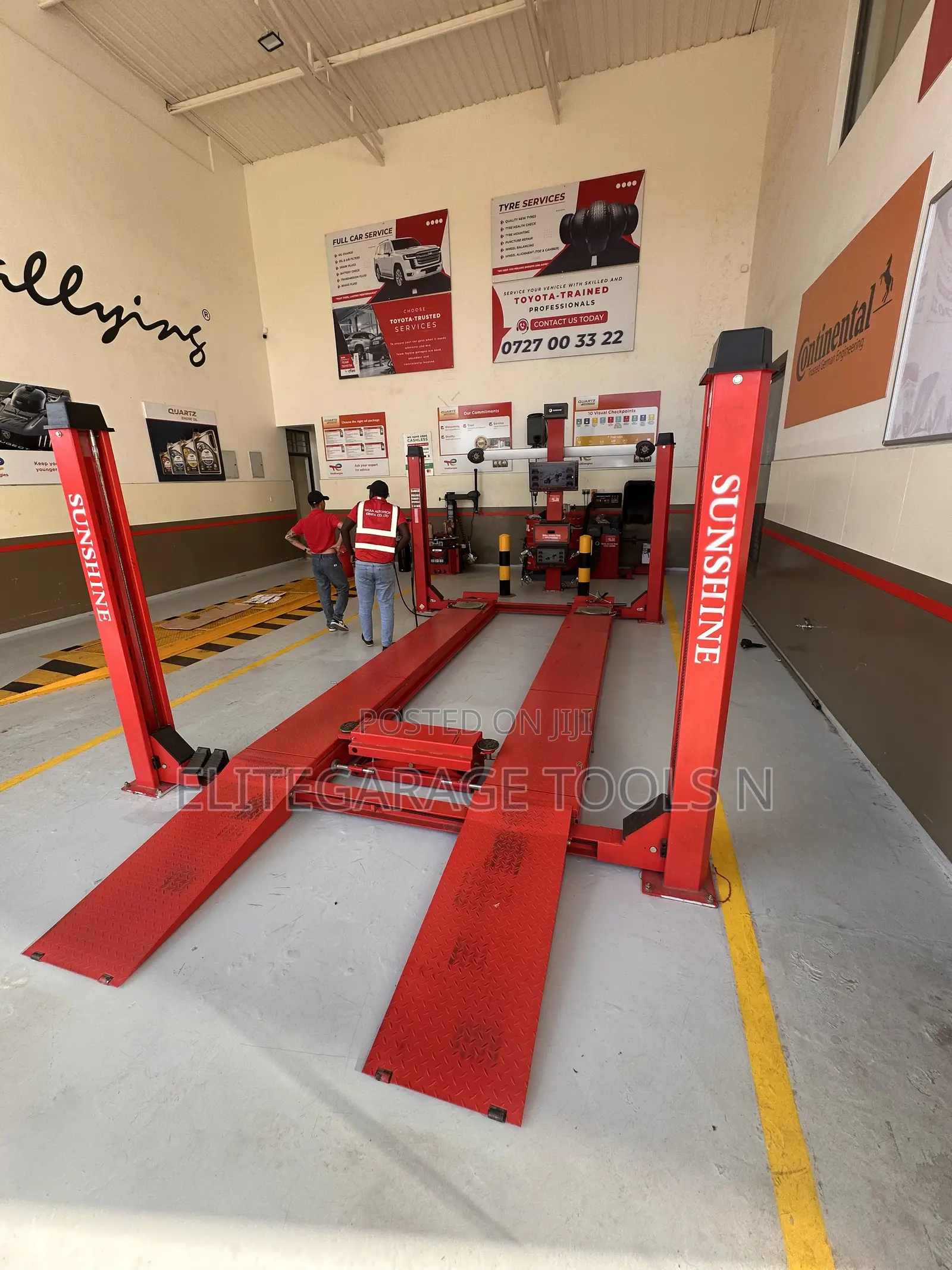 High Quality Sunshine Italy 3d Wheel Alignment With Four Post Lift