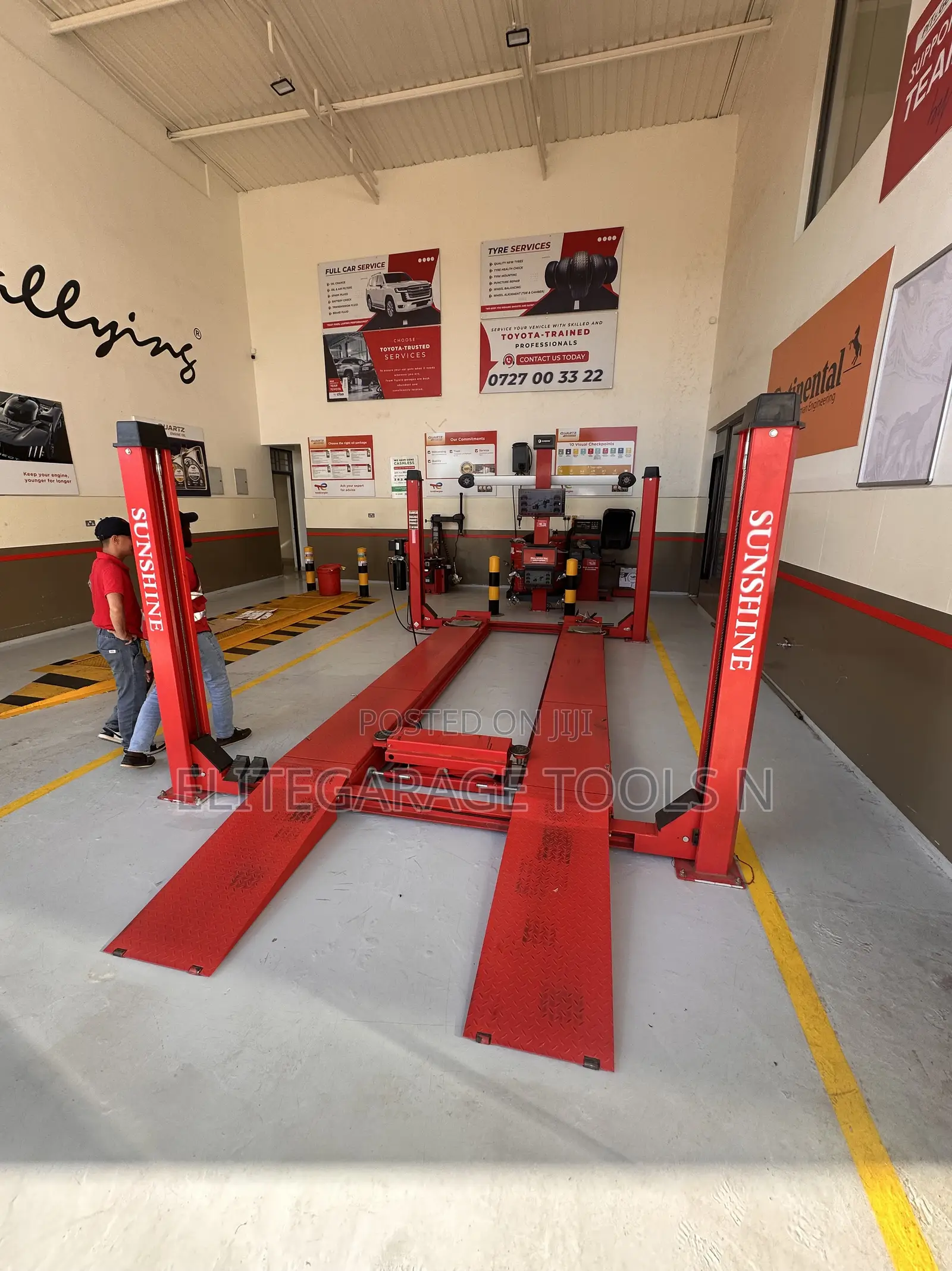 High Quality Sunshine Italy 3d Wheel Alignment With Four Post Lift