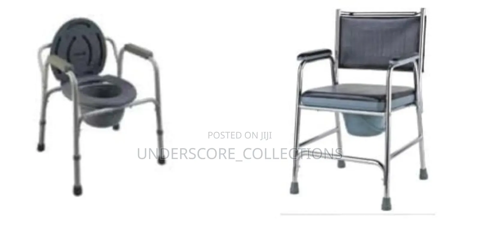 Padded Bedside Commode Chair Featuring a Durable Steel Frame