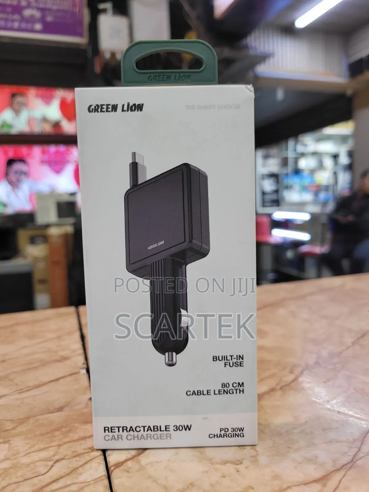 30w Retractable Car Charger