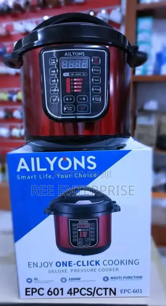 6 Litres *Ailyons Pressure Cooker Now Available