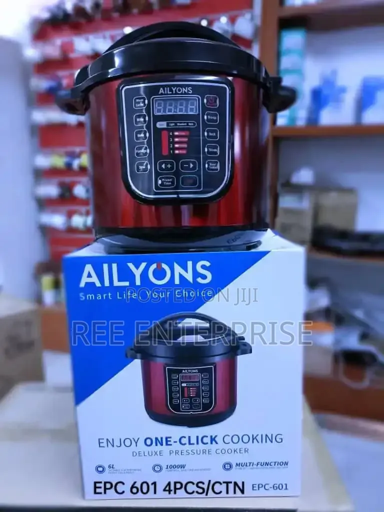 6 Litres *Ailyons Pressure Cooker Now Available