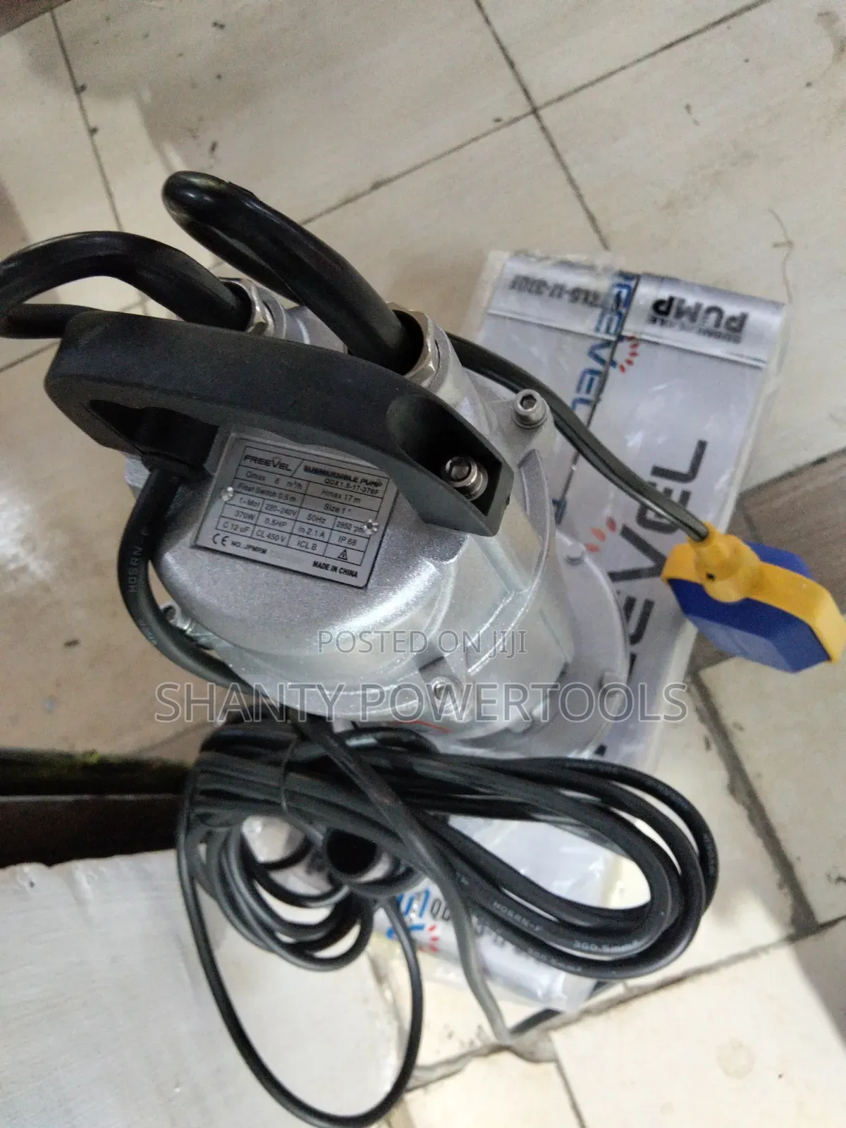 0.5hp Submersible Freevel Pump/370w