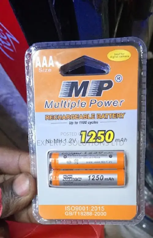 AAA Multiple Power High-Performance Rechargeable Batteries