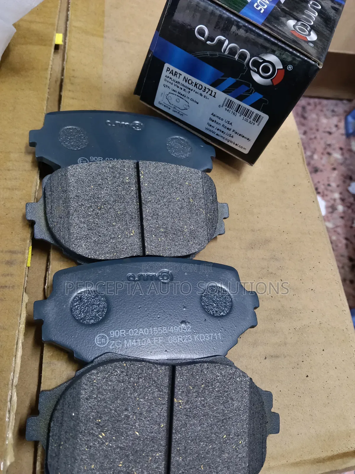 Suzuki Grand Vitara XL-7, Escudo Front Brake Pads KD3711