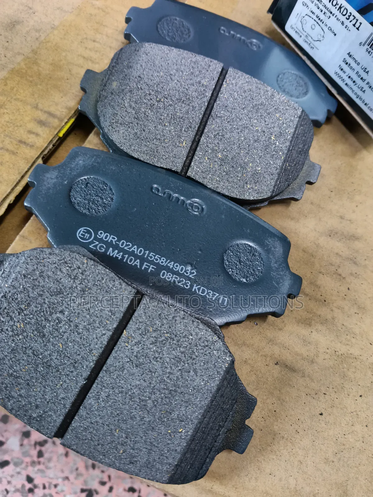 Suzuki Grand Vitara XL-7, Escudo Front Brake Pads KD3711