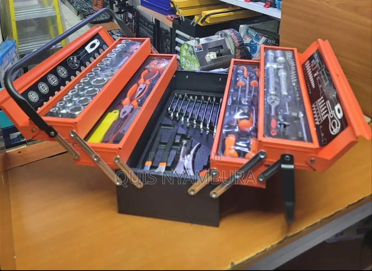 Metallic Tool Box Set/ 85pcs Professional Tools With Metal Box
