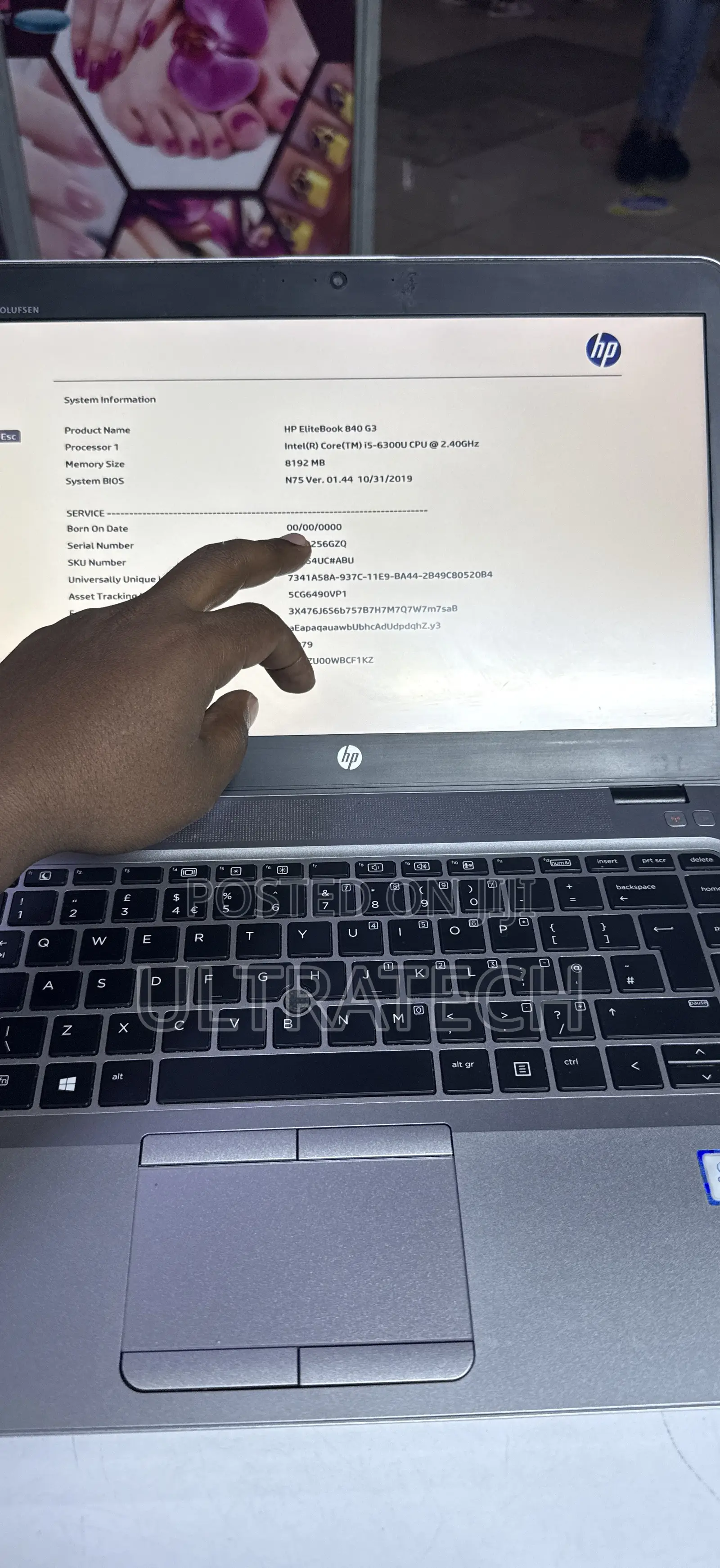 Laptop HP EliteBook 840 G3 8GB Intel Core i5 SSD 256GB