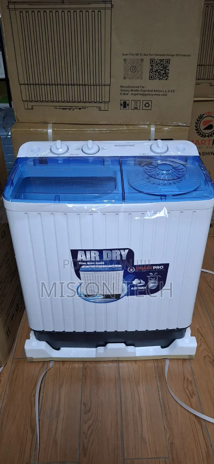 Smartpro 8kg Twin Tub Washing Machine***...