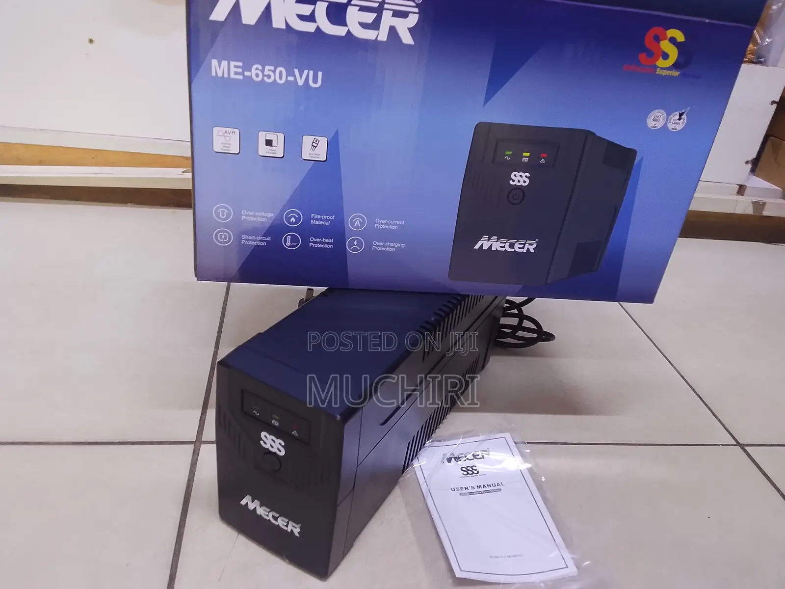 Mecer 650va Ups With Surge Protection