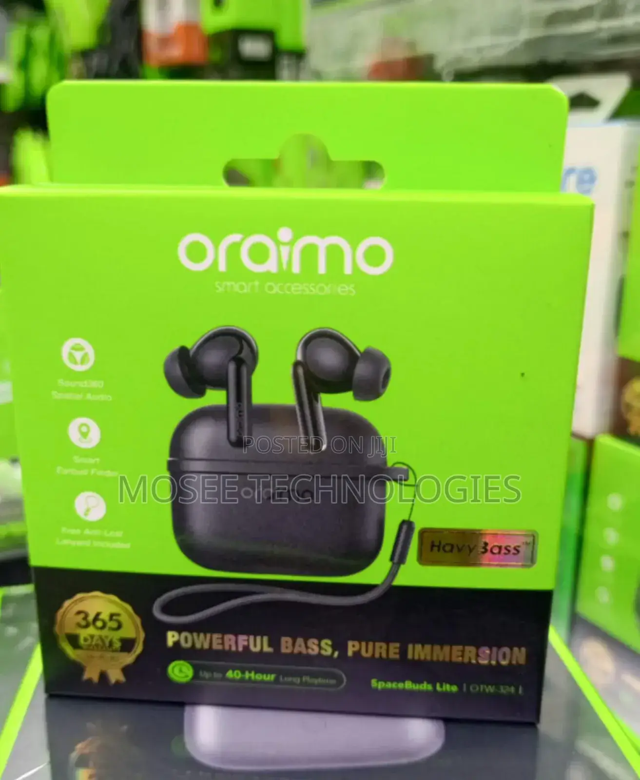 Oraimo SpaceBuds Lite TWS Bluetooth Earphones – HeavyBass