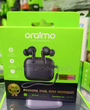 Oraimo SpaceBuds Lite TWS Bluetooth Earphones – HeavyBass