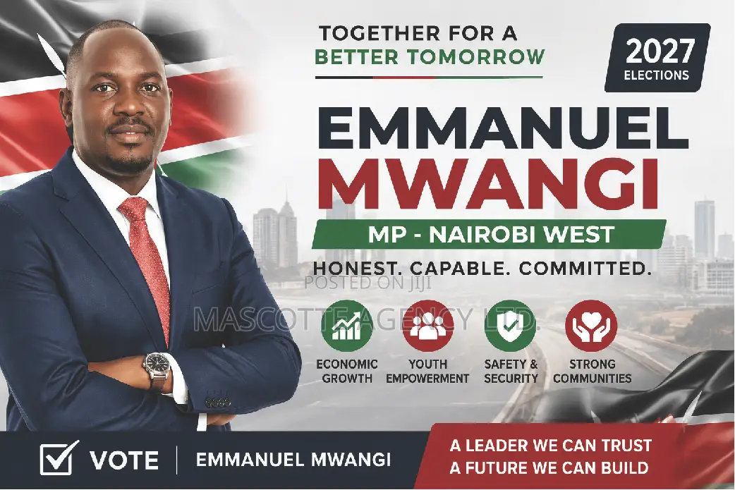 2027 Campaign Posters/Banners and Full Merchandise
