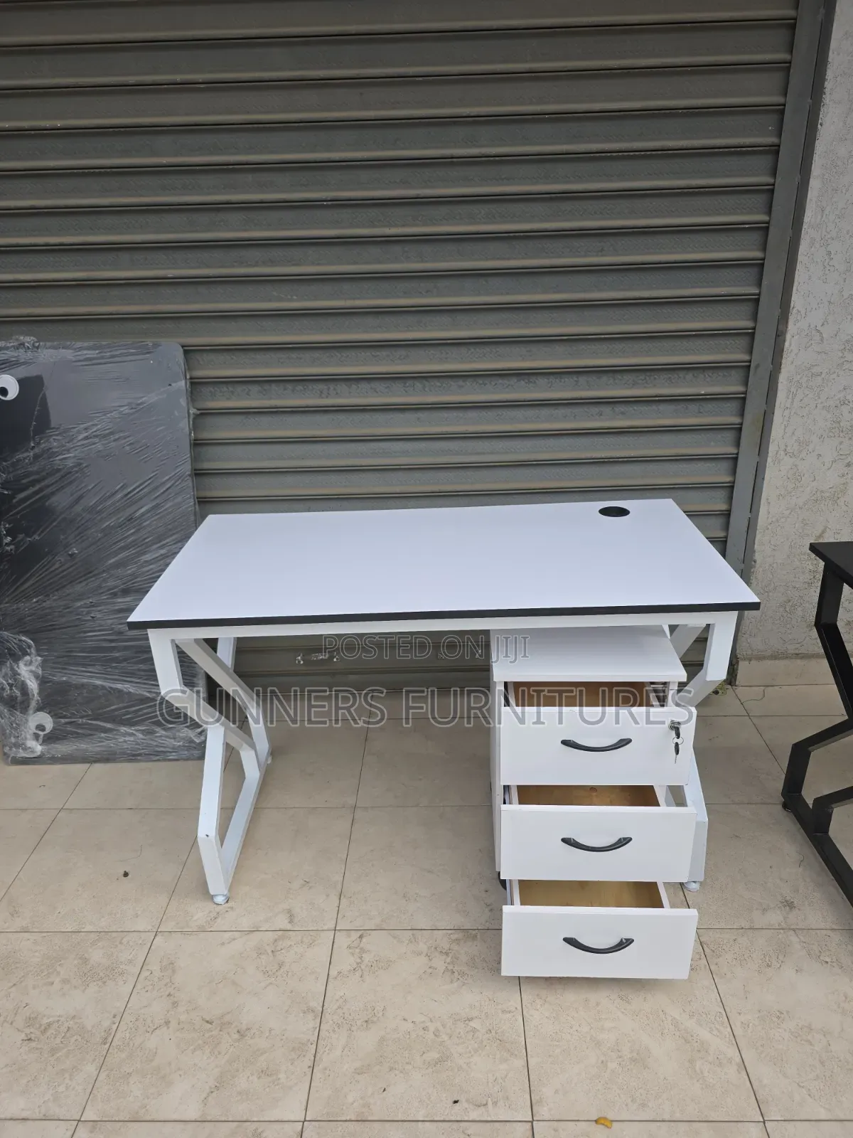 Combination Office Study Desk and a Pedestal