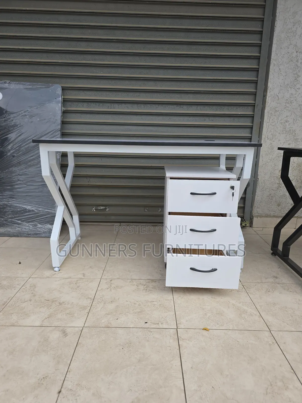 Combination Office Study Desk and a Pedestal