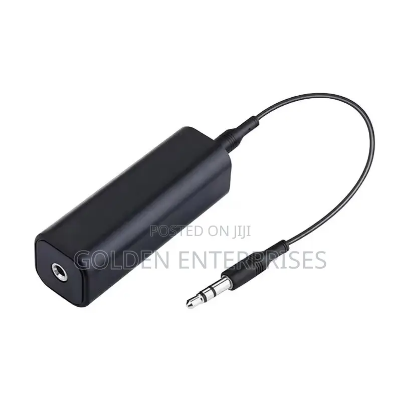 Anti-Noise AUX Adapter, Ground Loop Isolator, Clean Audio Transmission
