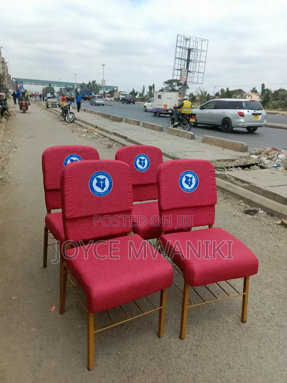 Stackable Branded Church Chairs....