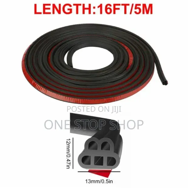 10mtr B_shaped Door Rubber Strip for Sound Dampening