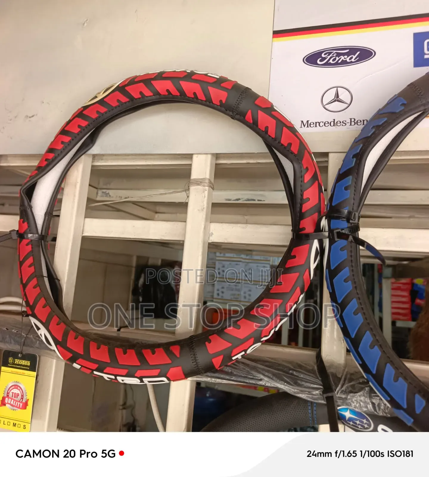 Interior Customized High Performance Look Red-Black Toyota Steering