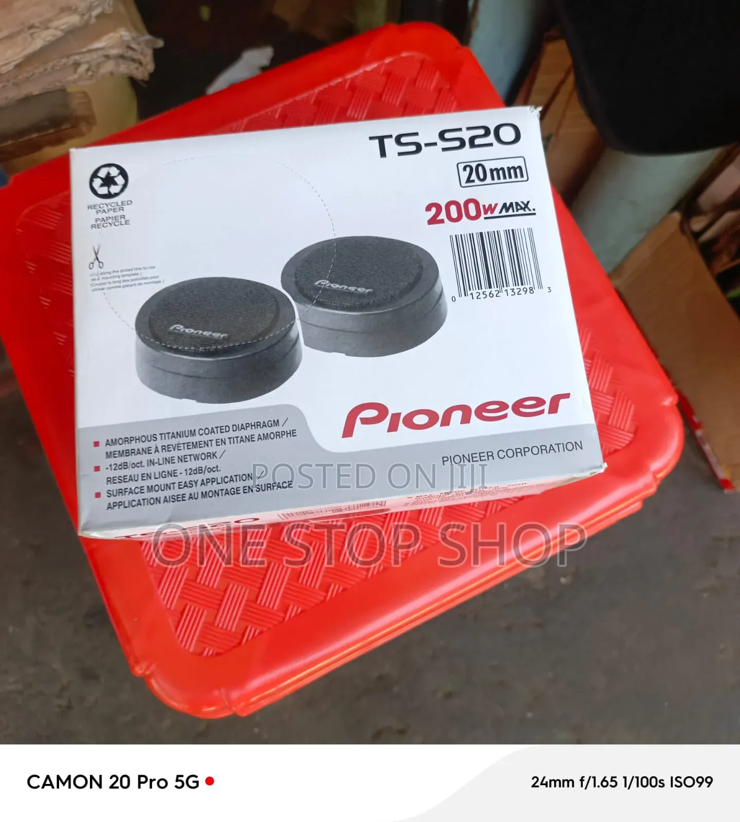 Pioneer Tweeters 200w Max Power Rating Clear High Frequency Treble