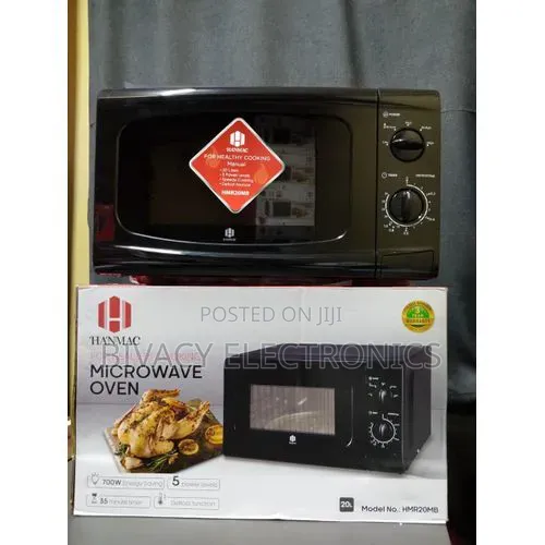 Hanmac 20L Manual Black White Microwave (3 Years Warranty)