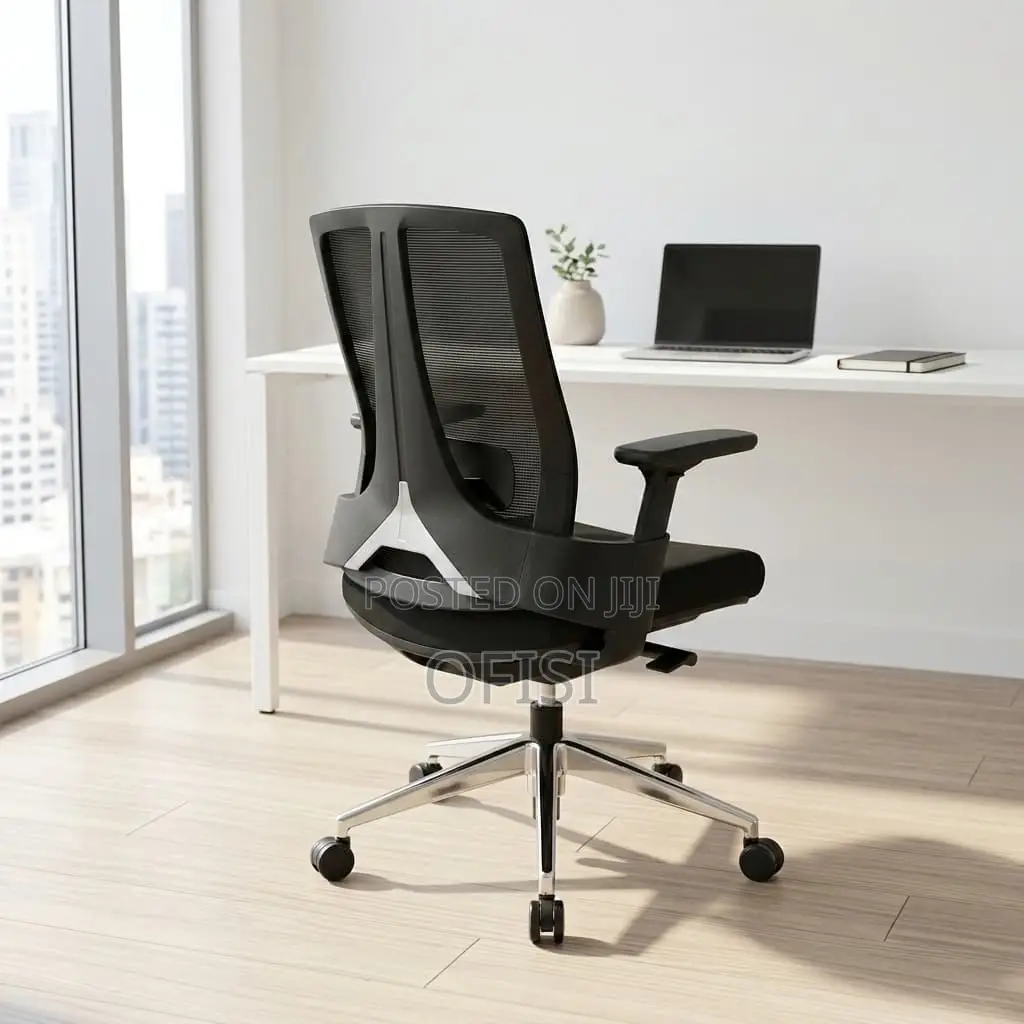 Office Chair; Mesh Swivel Orthopedic Office Chair