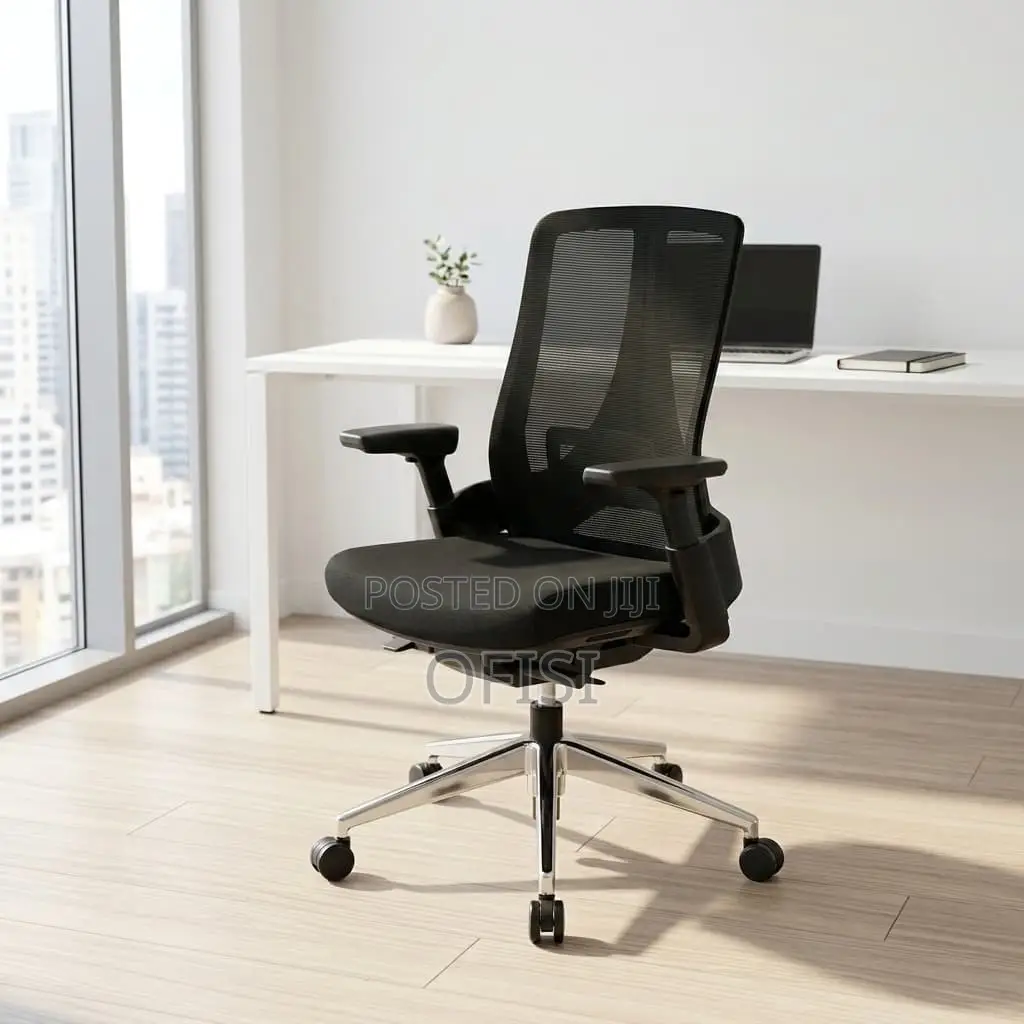 Office Chair; Mesh Swivel Orthopedic Office Chair