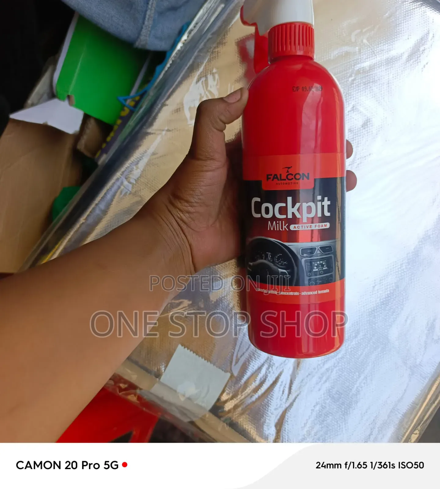 Hard Interiorsurface Falcon Cockpit Milk Cleaner Restores Fade Plastic