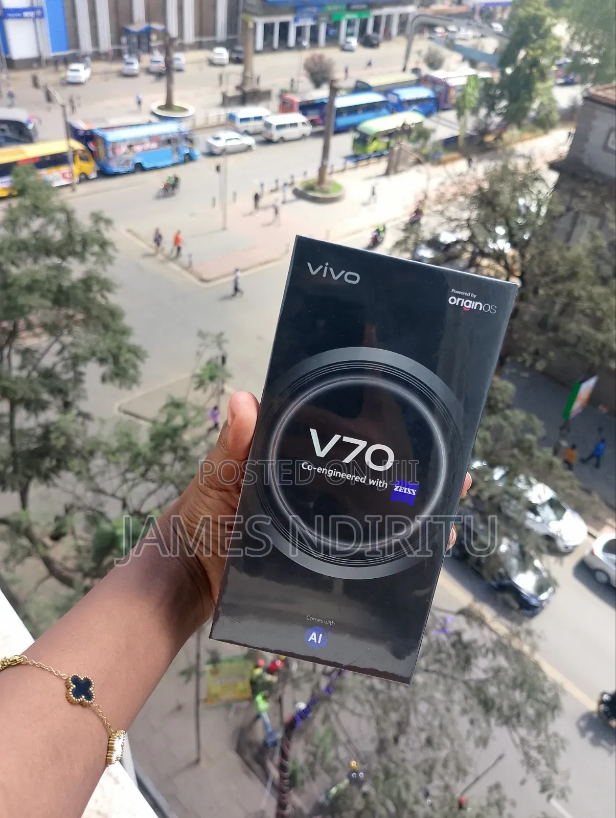 New Vivo V70 256 GB Black