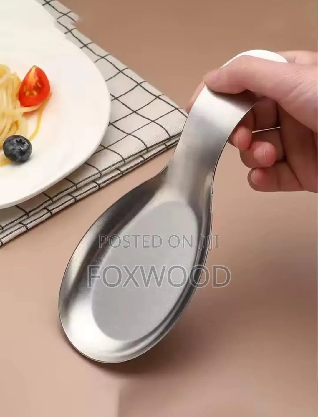 Stainless Steel Spoon Rest Available*
