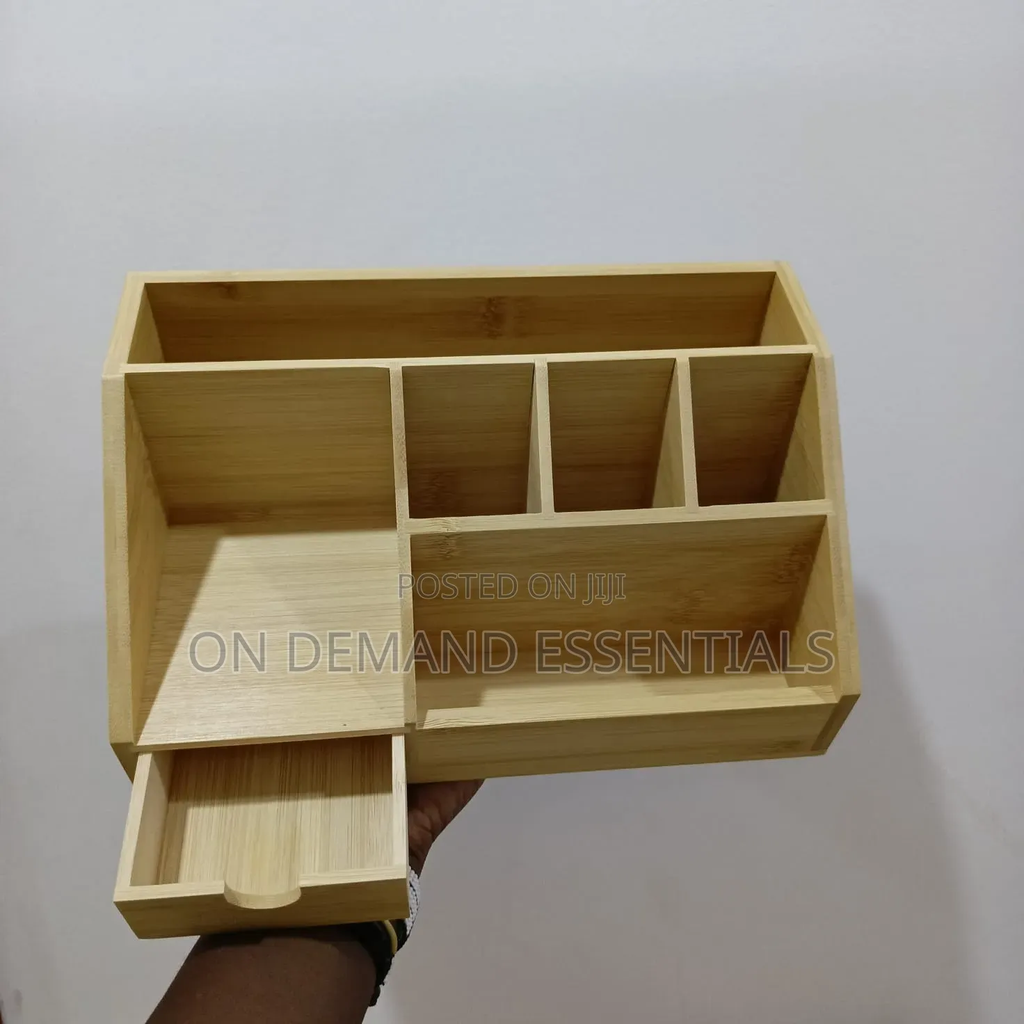 Wooden Bamboo Desk  Organizer for Table