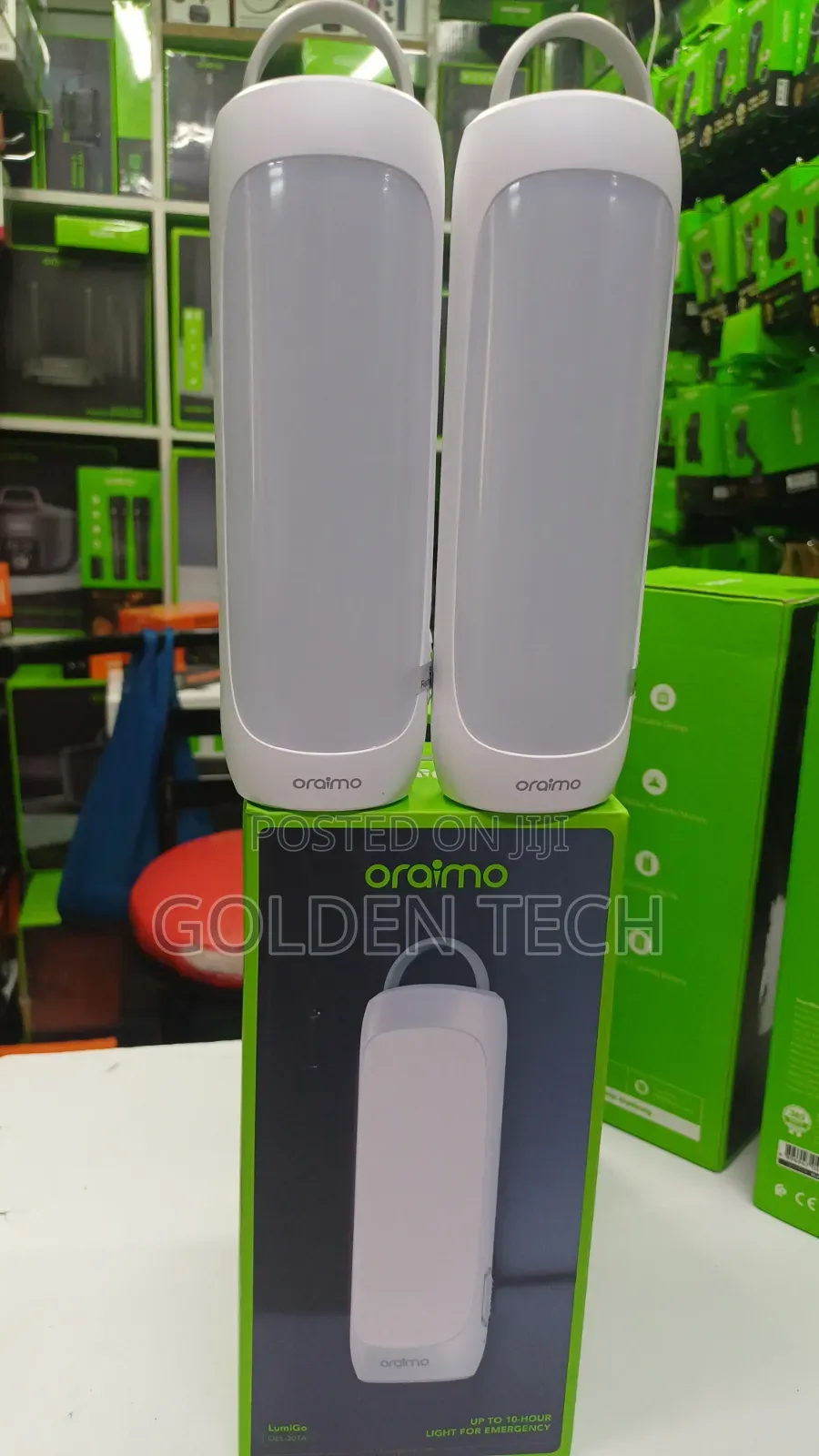 Oraimo LumiGo 300 Lumens  OEL-201A Emergency Light 2PCs