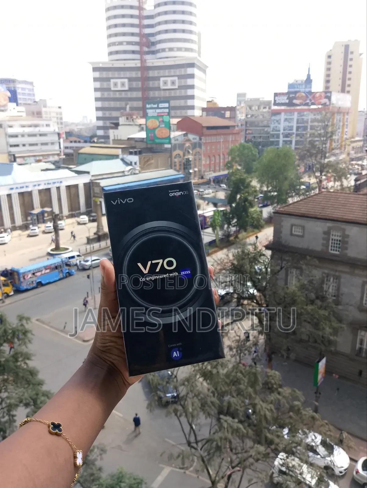 New Vivo V70 256 GB Black