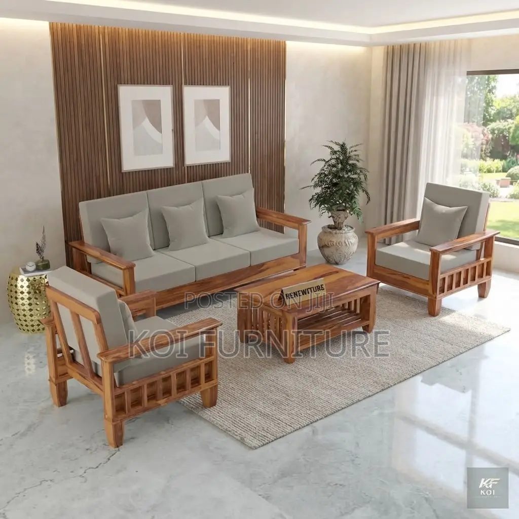 Office Sofa; Five Seater Lounges Meeting Mahogany Sofa Set
