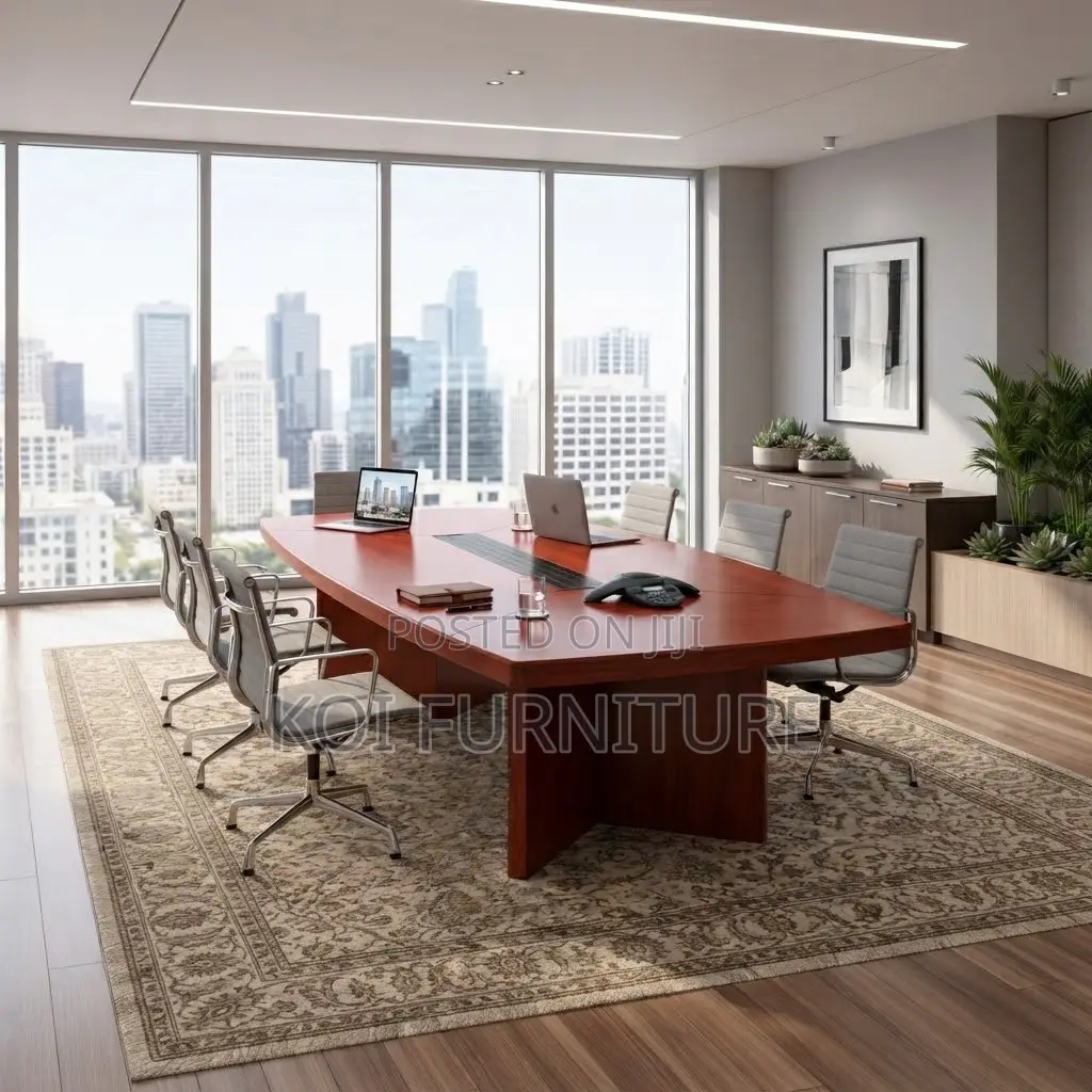 Boardroom Table; Mahogany 3 Meter Executive Conference Offices Tables
