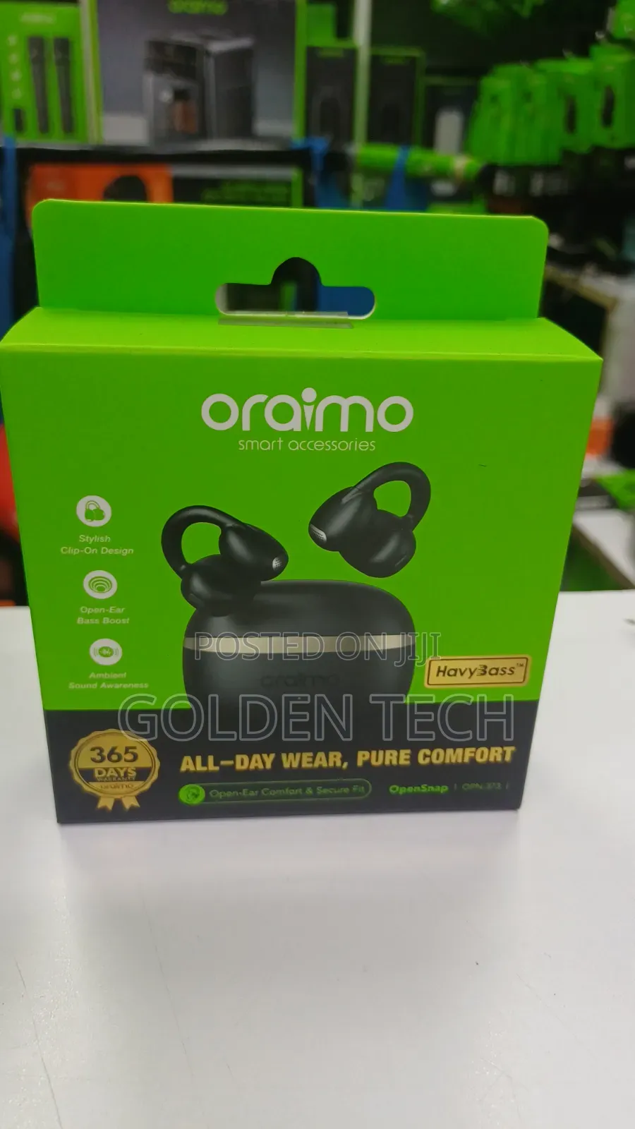 Oraimo OpenSnap N Clip Earbuds OPN-373