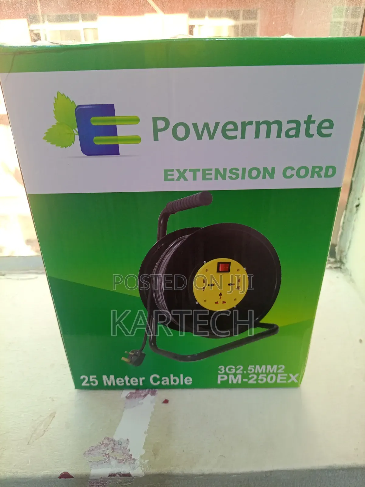 Powermate Extension Cord Reel 25m 2.5mm