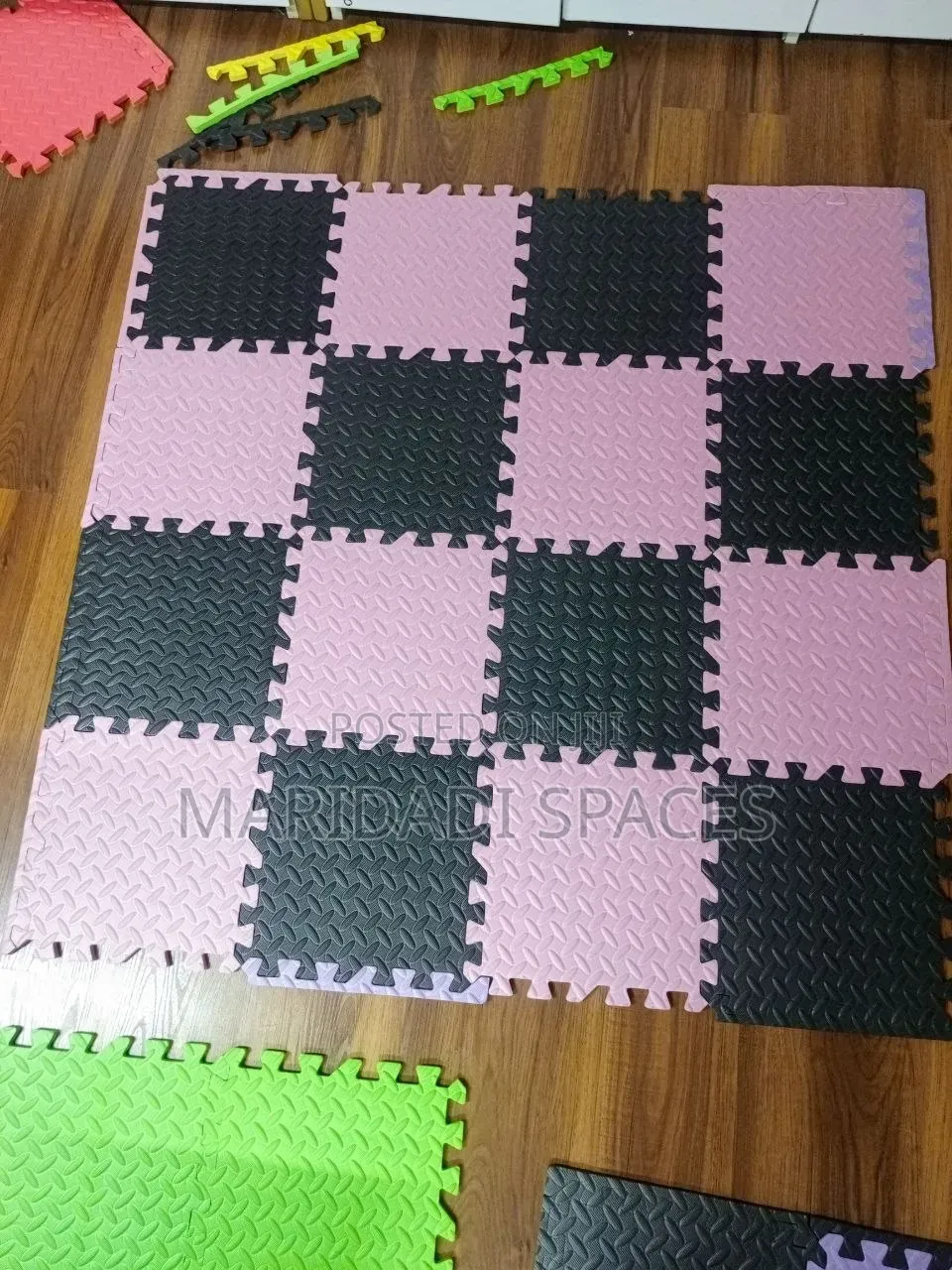 EVA Interlocking Puzzle Gym Exercise Mats 60x60cm