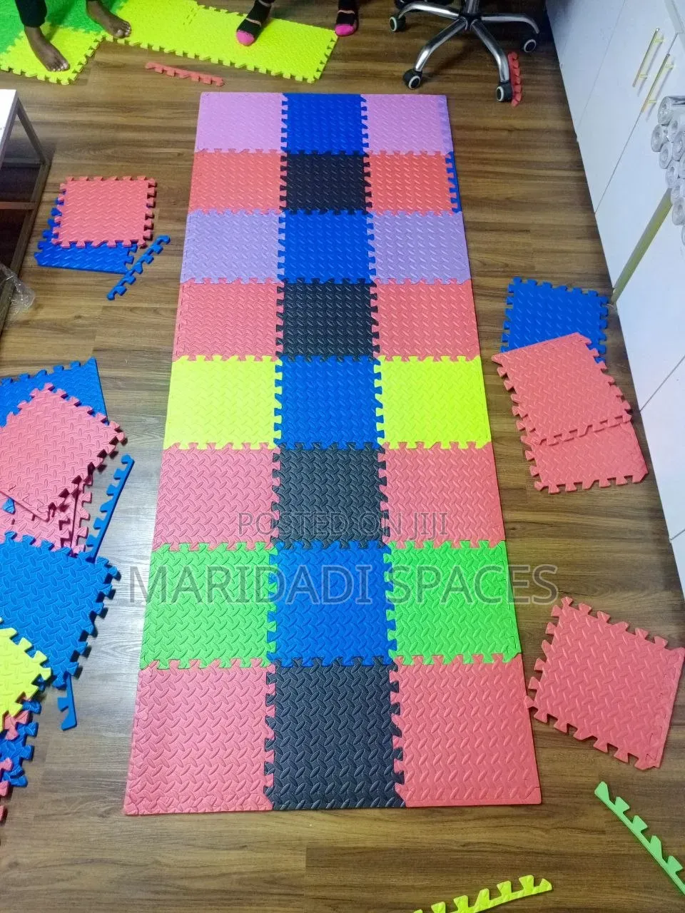 EVA Interlocking Puzzle Gym Exercise Mats 60x60cm