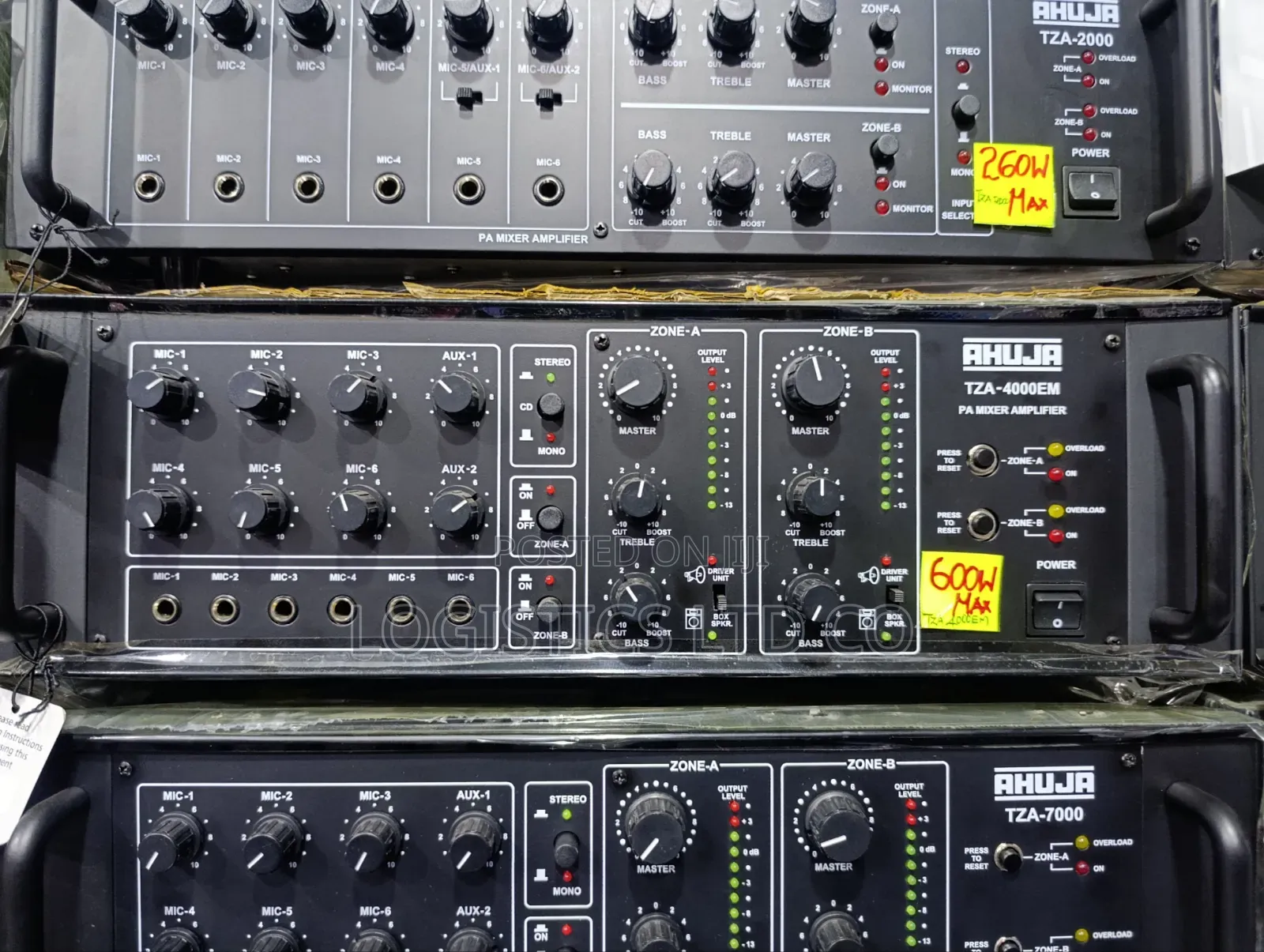 Ahuja TZA-4000EM 2 Zone PA Mixer Amplifier