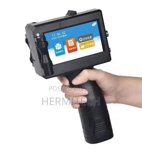 Portable 12.7mm Inkjet Printer With Fast Dry Ink and LCD Touch Control