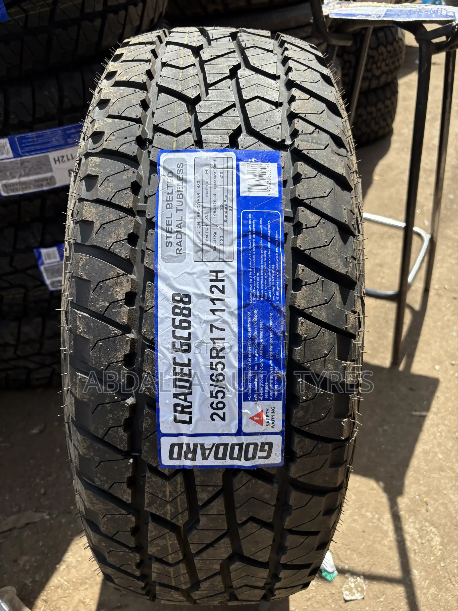 265/65r17 Goddard Tyre