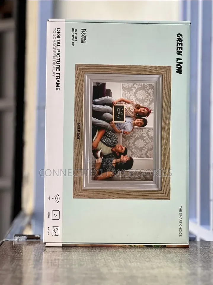 Green Lion Digital Picture Frame Touch Screen Display 10.1