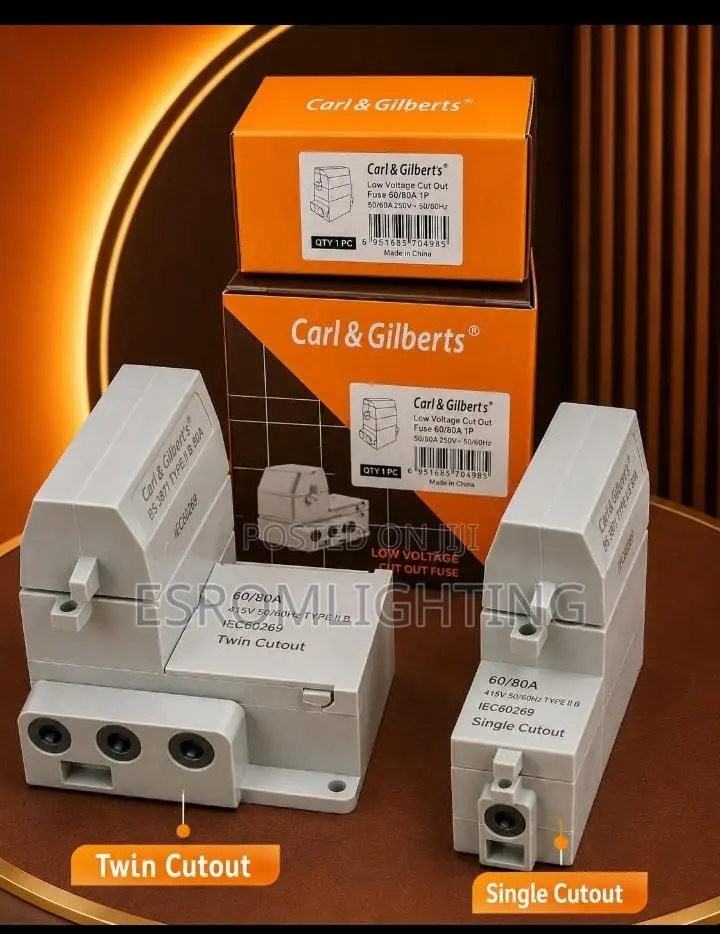 Carl & Gilberts 60a/80a– Low Voltage Cut-Out Fuse