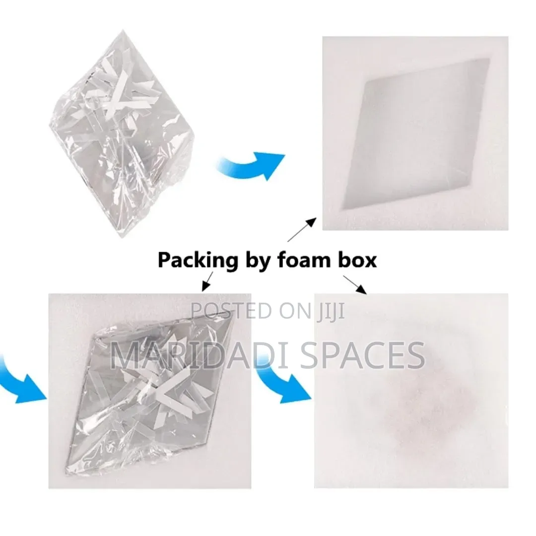 *36Pcs Diamond Shape DIY Acrylic Mirror Stickers*