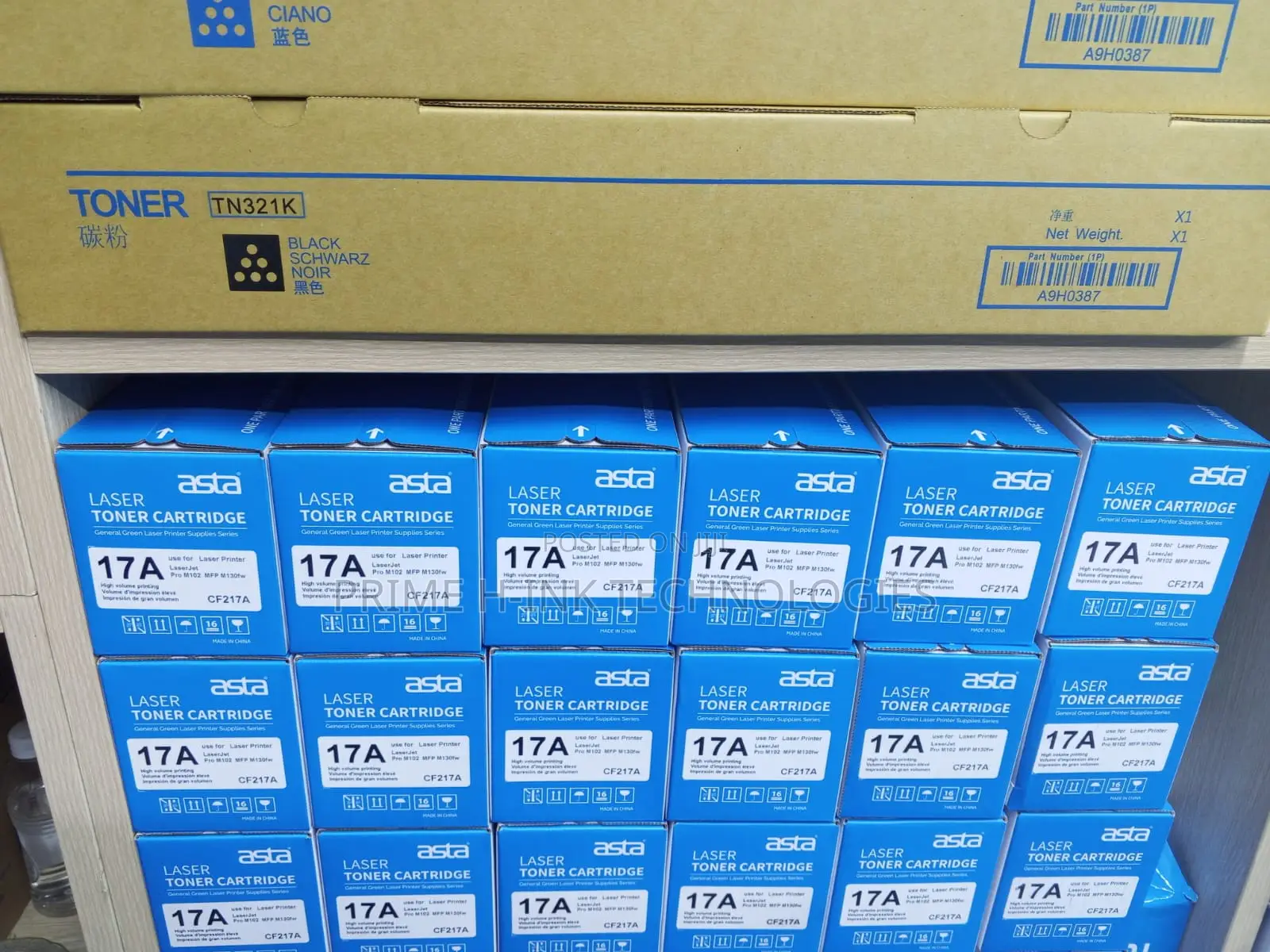 TN-321BK Toner Konica Minolta Bizhub C224, 284, 364, C224e, 284e, 364e