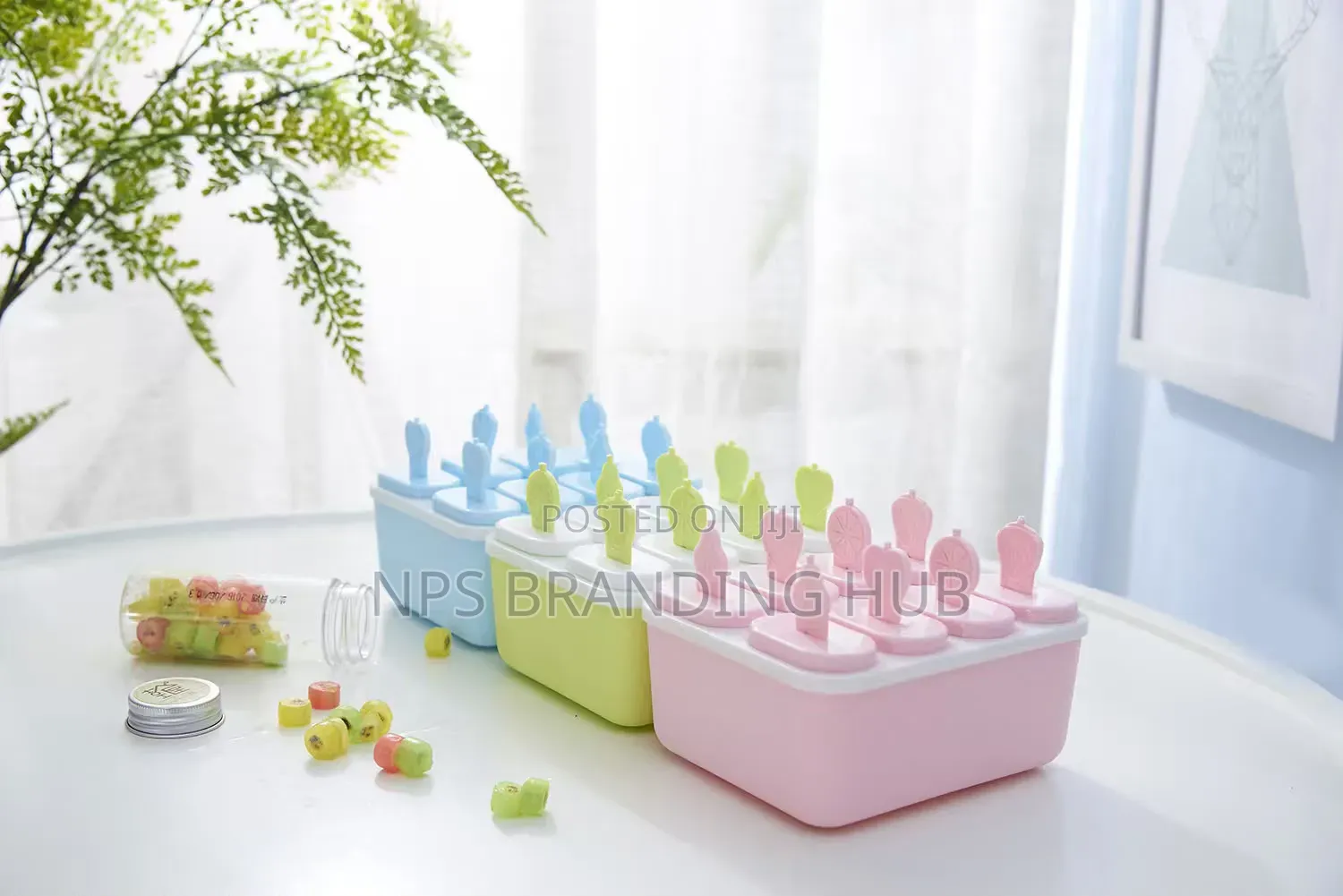 8 Grid Reusable Popsicle Molds / Ice Cream Maker(hm