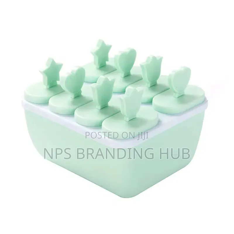 8 Grid Reusable Popsicle Molds / Ice Cream Maker(hm
