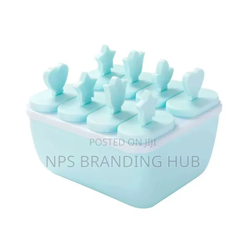 8 Grid Reusable Popsicle Molds / Ice Cream Maker(hm
