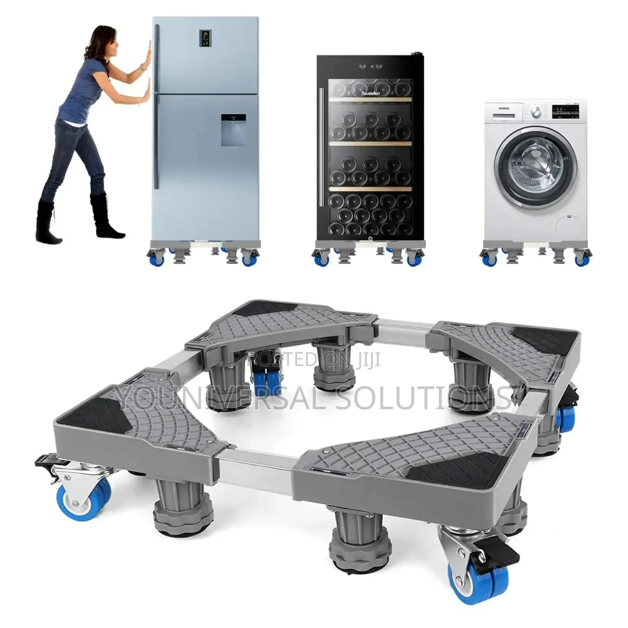 *HEAVY DUTY Adjustable Fridge/ Washing Machine Base*